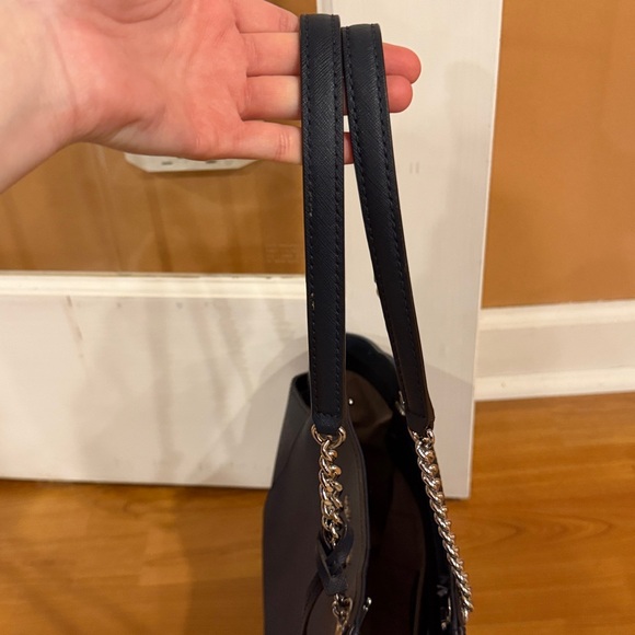 Michael Kors Navy & Silver Tote - Picture 4 of 7